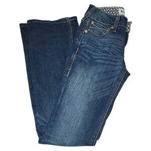 Ariat Perfect Rise REAL Rosa Medium Wash Blue Lita Bootcut Jeans. Sz. 25R